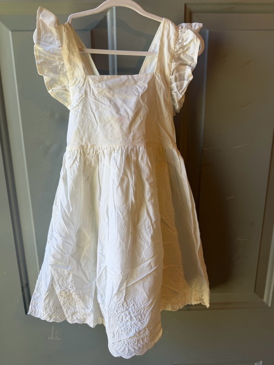 OshKosh B'gosh Other - OshKosh B'gosh White Ruffle-Sleeve Party Dress